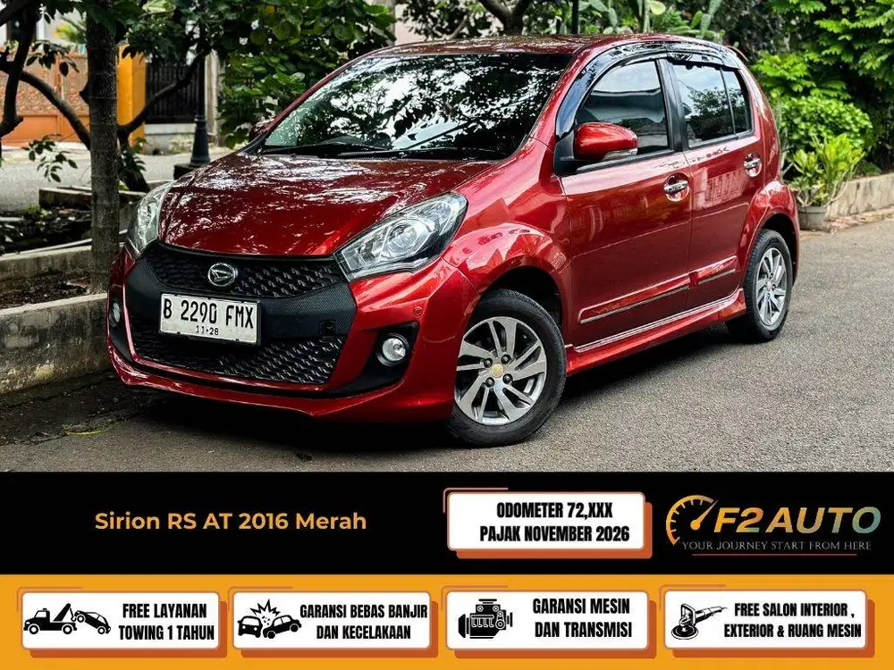 Daihatsu Sirion RS AT 2016 Merah