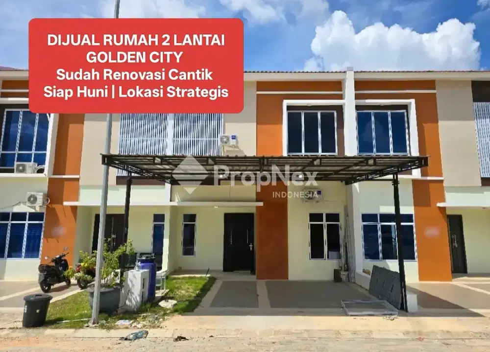 DIJUAL RUMAH 2 LANTAI – GOLDEN CITY RESIDENCE 2BENGKONG