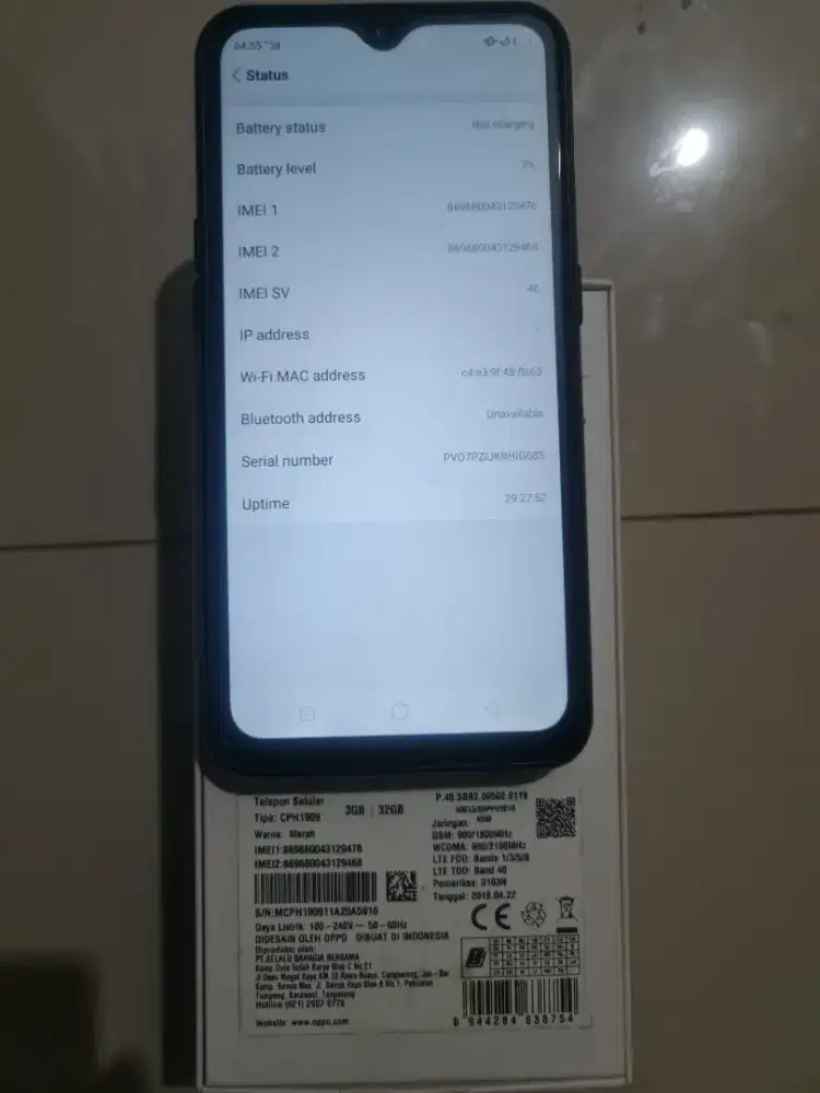 Handphone Oppo A5s 3/32