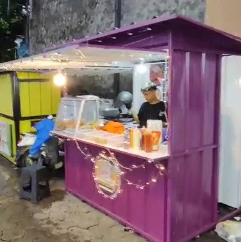 Dijual kontener jualan 2x1.5 murah