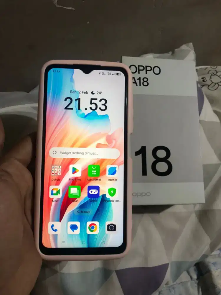 Oppo a18 fullset BT iphone 8+