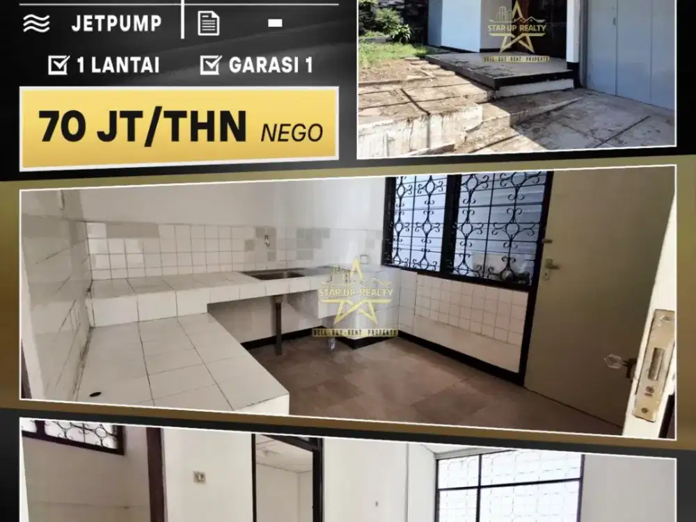 70 jt nego disewakan Rumah di kompleks sumbersari lt 228 lb 175 kt 3 km 3