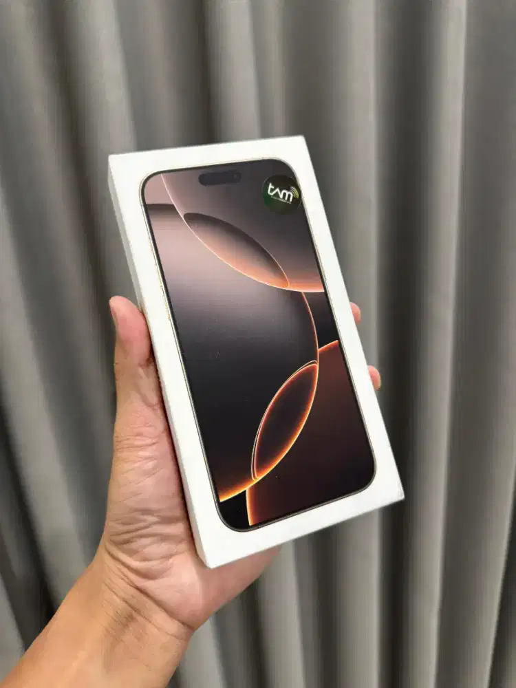 IPHONE 16 PRO MAX 256GB DESERT TITANIUM GARANSI RESMI IBOX