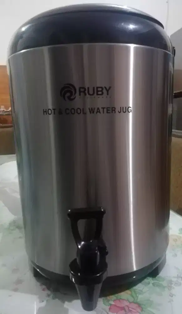 6 Set cangkir kopi keramik tebal warna putih lengkap tutup+ lepek