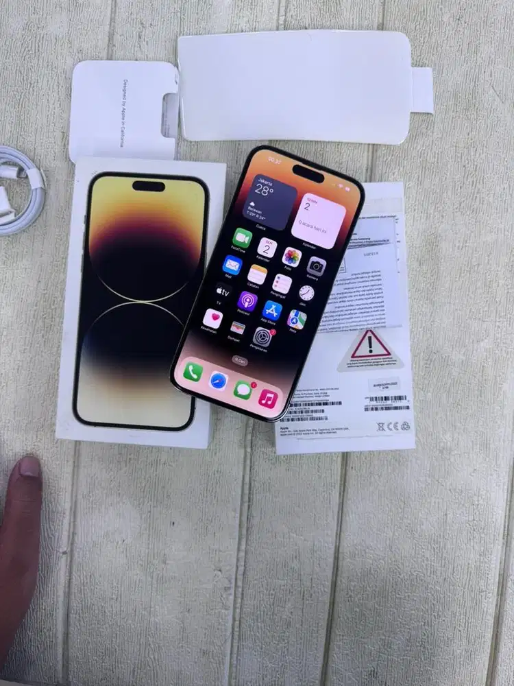 Iphone 14 pro max 512gb ex resmi ibox fulset original