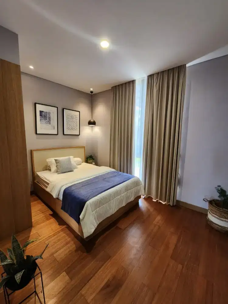 Murah rumah dijual full furniture bsb city siap huni