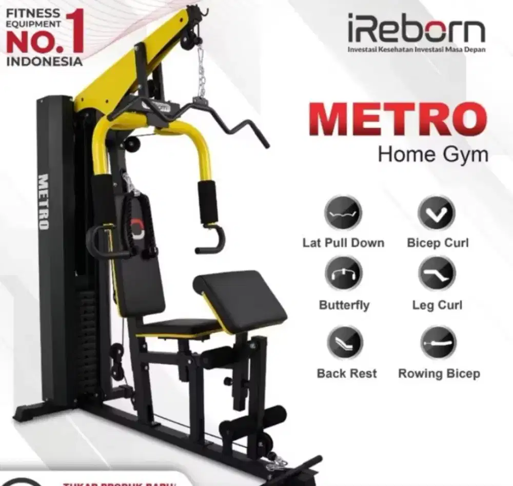 Home gym Alat olahraga fitness ireborn