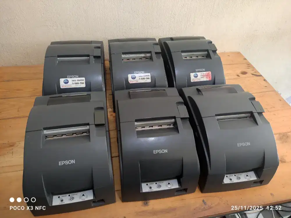 PRINTER KASIR TM-U220 PORT USB, KONDISI NORMAL, SIAP PAKAI & ANTAR
