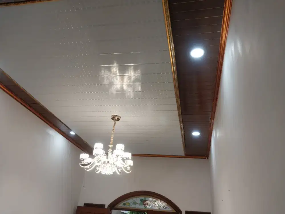 Jasa plafon pvc dan gipsum