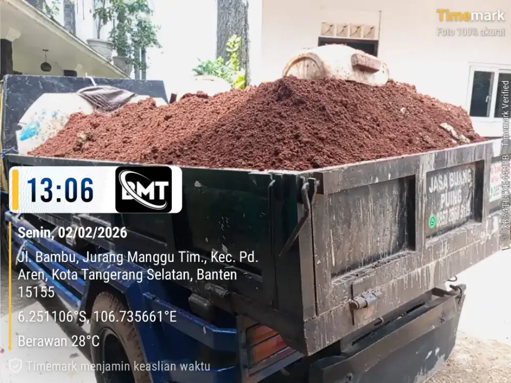 Jasa buang puing dan sampah