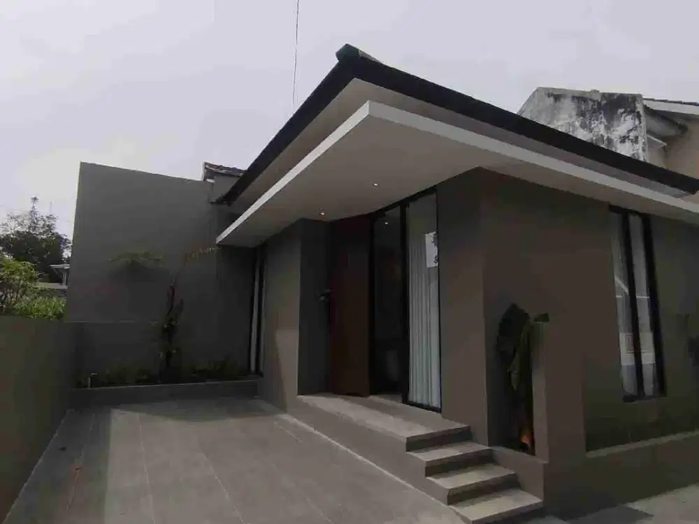 rumah full furnish di Utara pasar godean