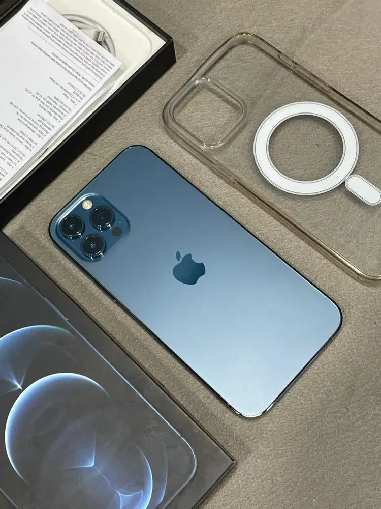 Iphone 12 Pro Max 128GB Pacifik Blue ex iBox Like New