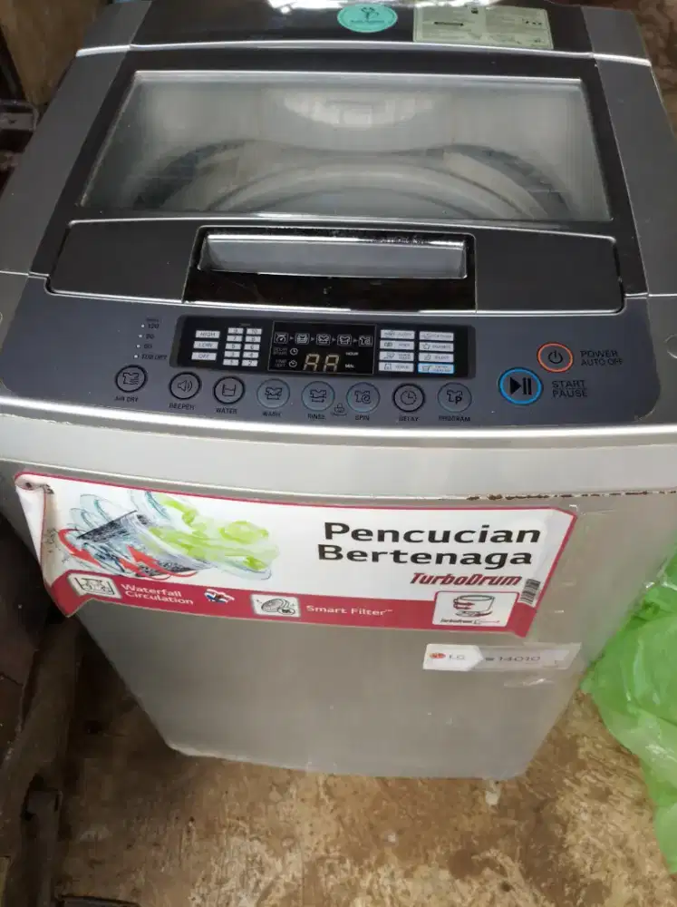 Mesin cuci LG1 lobang automatic turbo druum