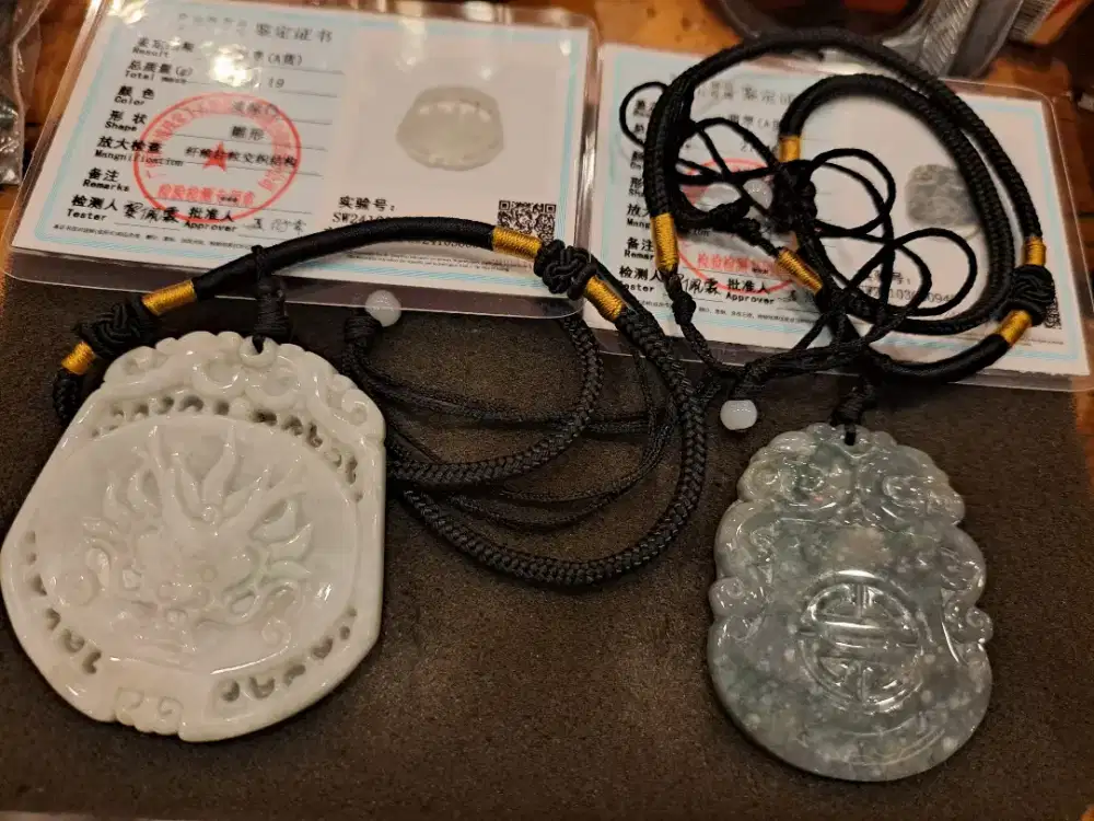 Liontin giok burma grade A memo like new