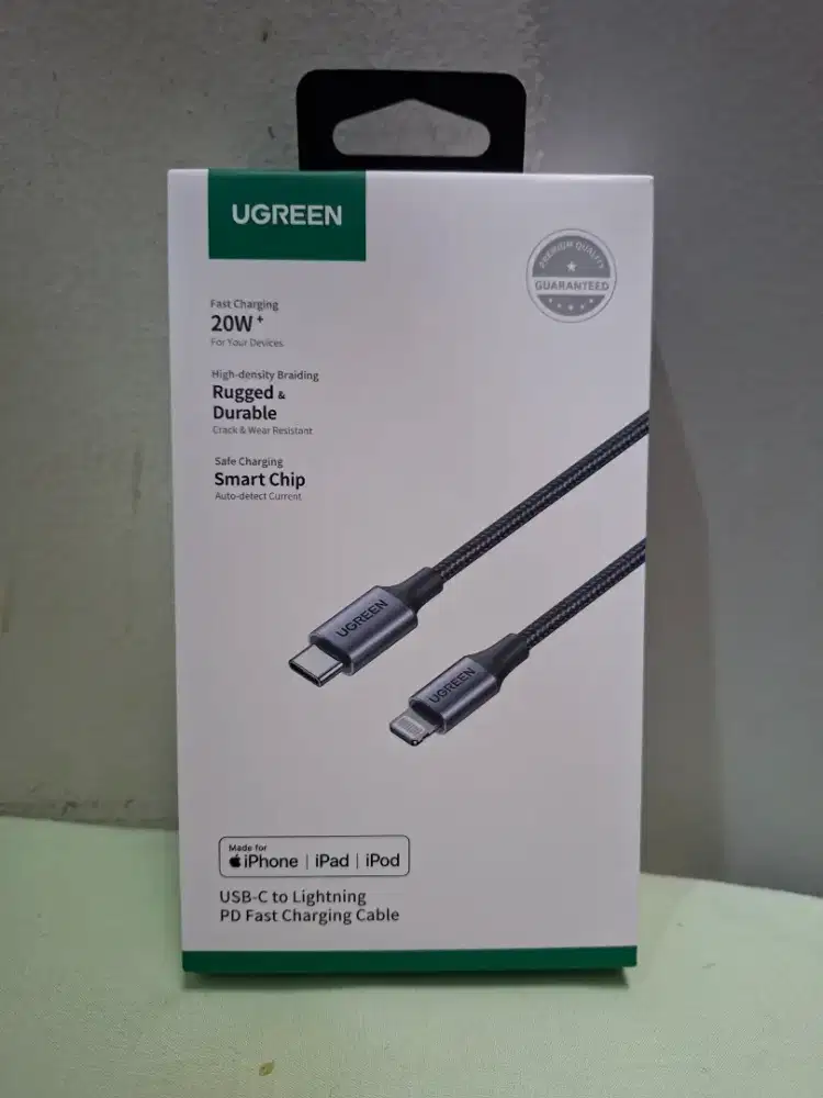 UGREEN kabel data MFi fast charging type c to lightning 2M