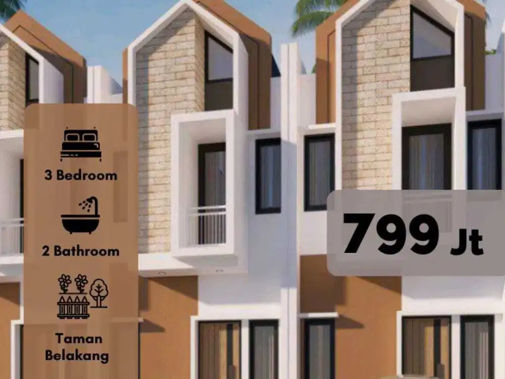 Terbaik  Dekat tol. Cluster hadap jalan raya,Cilangkap Jakarta Timur