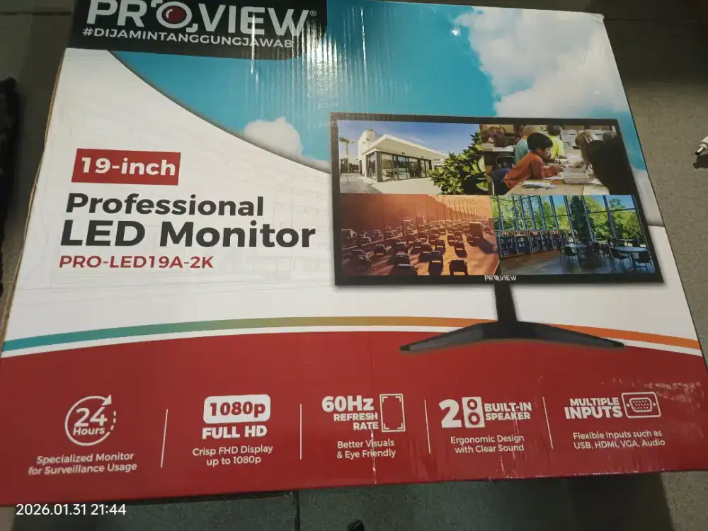 Monitor TV 19 Full Hd (FHD) baru