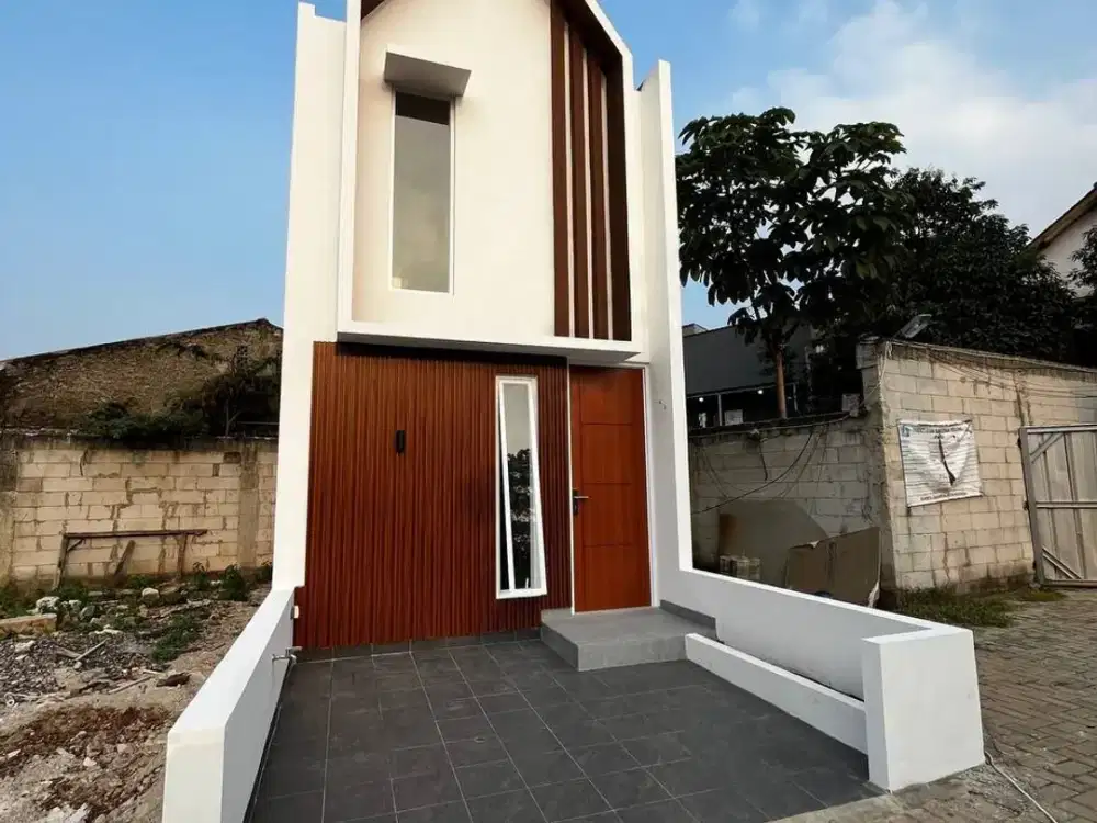 Rumah cluster, Cipayung Jakarta Timur. Akses ke jalan utama mabes TNI