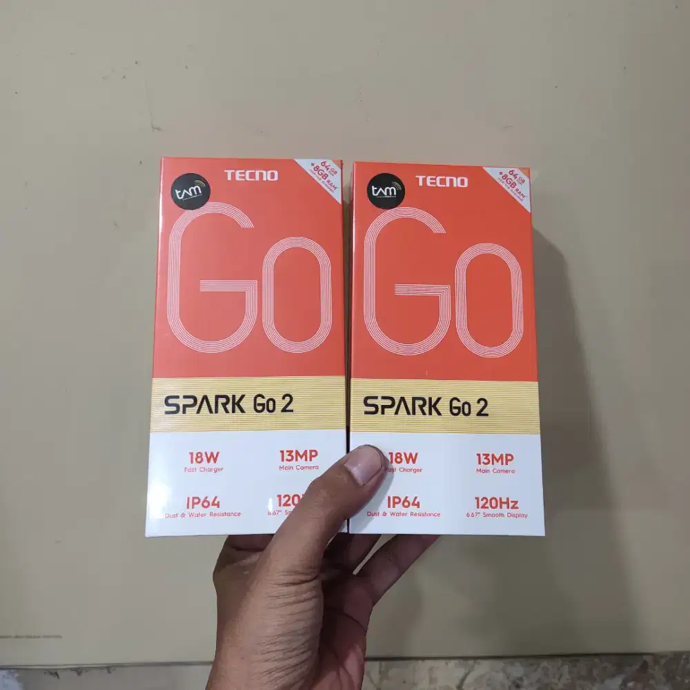 ( Fast respon WA ) Tecno Spark GO2 4+4/64 Garansi resmi 13bln