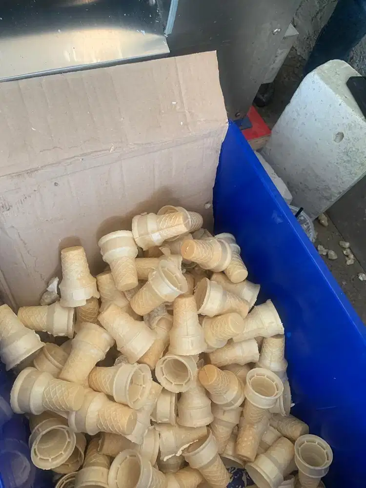 Wafer cone mcD gurih garing renyah