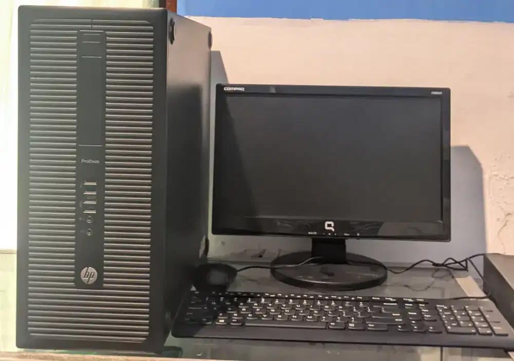 Pc built up hp tower core i3 gen4 fullset
