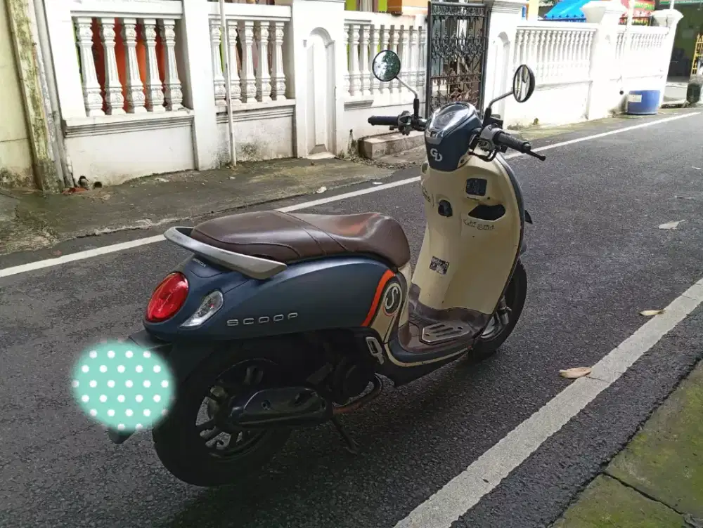 Honda Scoopy All new Fashion 2021 biru ss lengkap BU. 14 juta nego