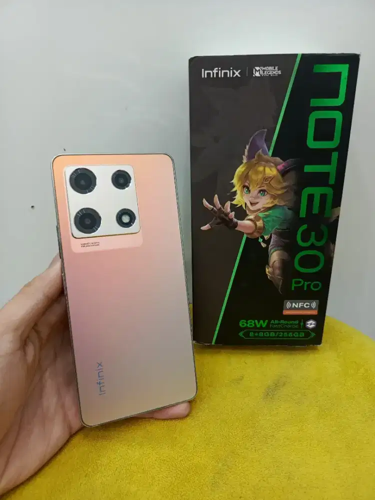 Infinix Note 30 Pro 8/256 Fullset, Mulus, Nominus, Siap Pakai