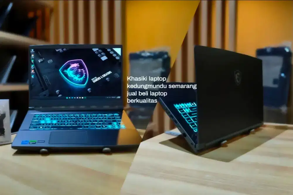 Msi Thin15 Gaming i7 gen13 Rtx gransi akhr 2027