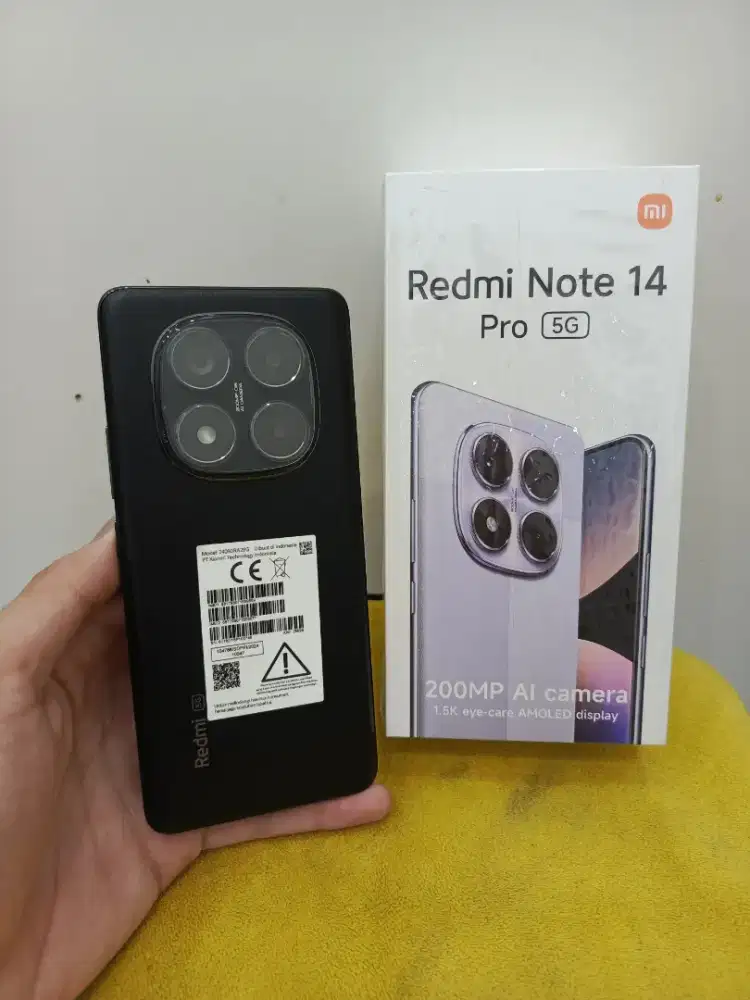 Xiaomi Redmi Note 14 Pro 5G 8/256 Garansi Panjang, Mulus seperti baru