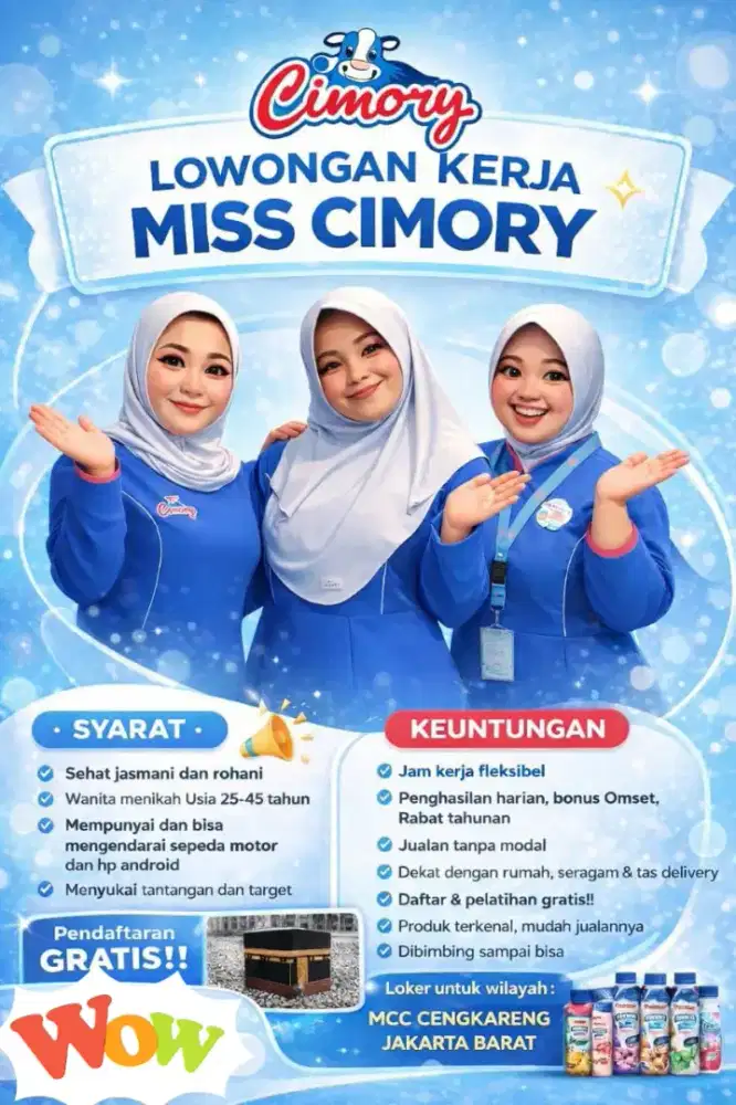 Lowongan kerja miss cimory