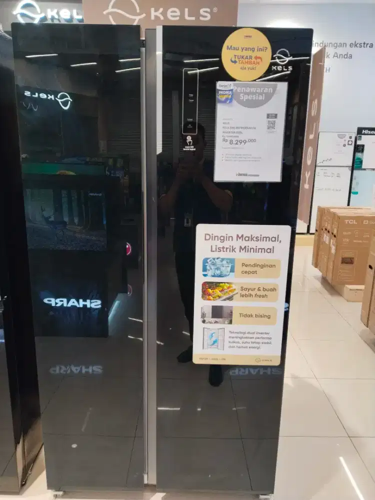 KELS REFFRIGATOR SBS