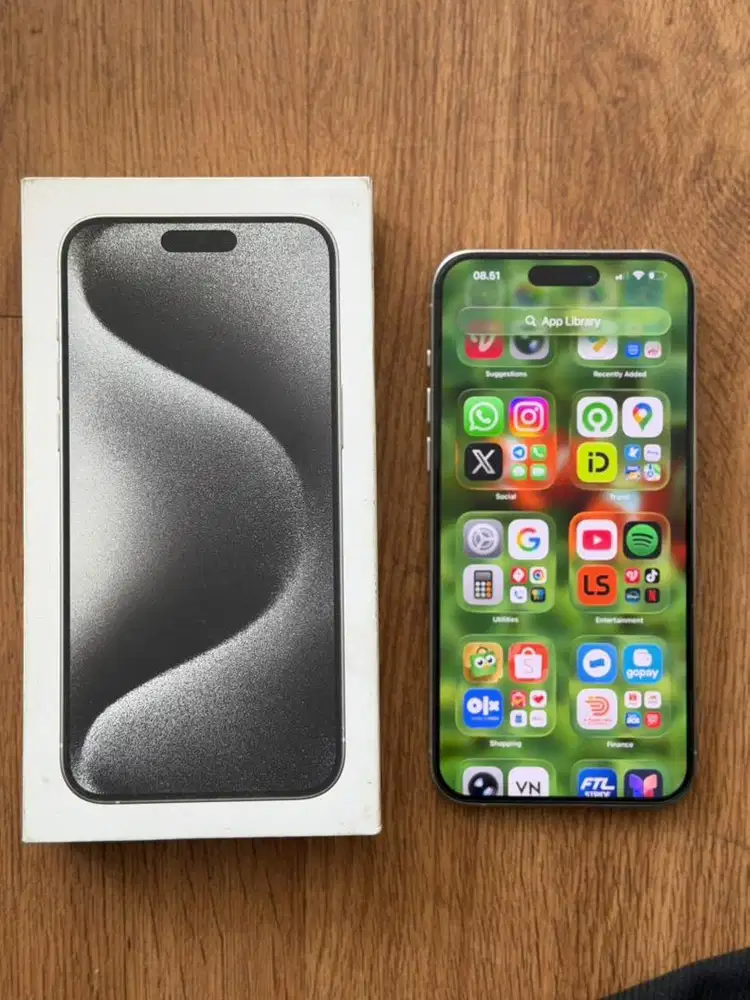 Iphone 15 promax white 256 GB