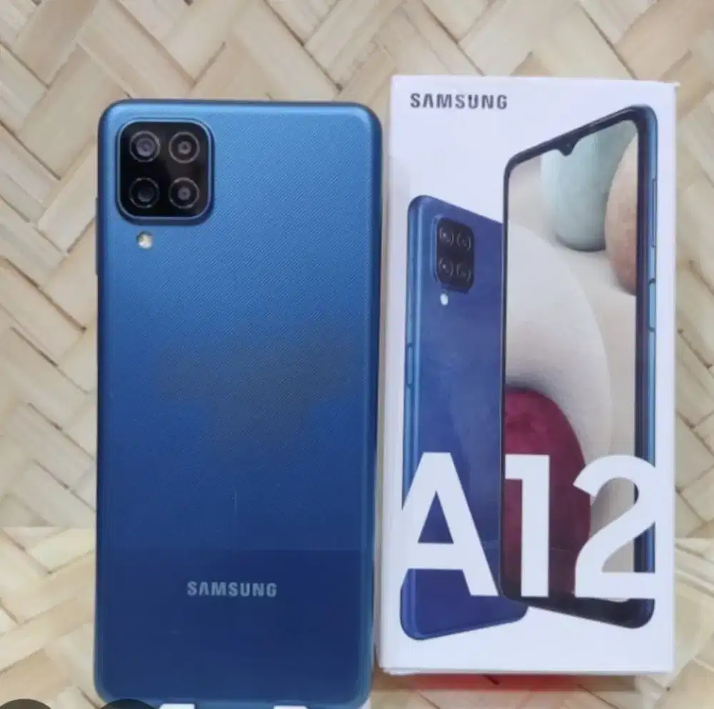 Murah hp Samsung A12 ram 6/128 lkp, bs TT