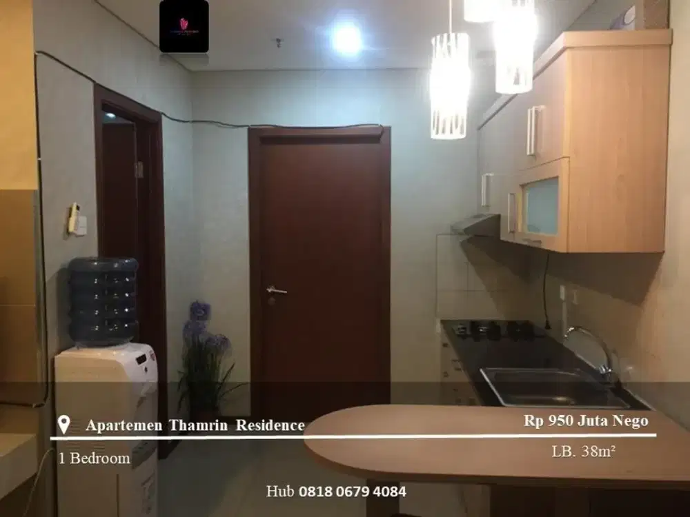 Dijual Apartement Thamrin Residence 1BR FF