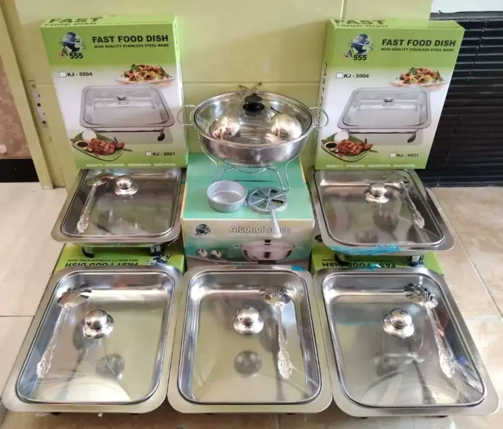 Set Prasmanan Tutup Full Kaca