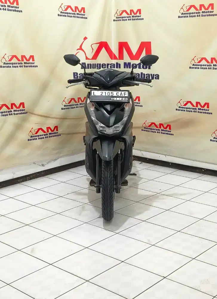 Ready Honda Beat Deluxe Iss Tahun 2022 hitam doff