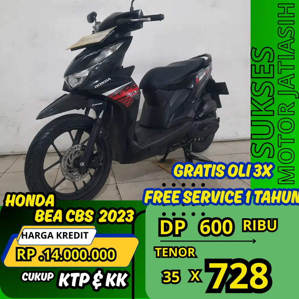 PROMO SPESIAL HONDA BEAT CBS 2023 DP CUMA 600RIBU DATA BISA DI BANTU