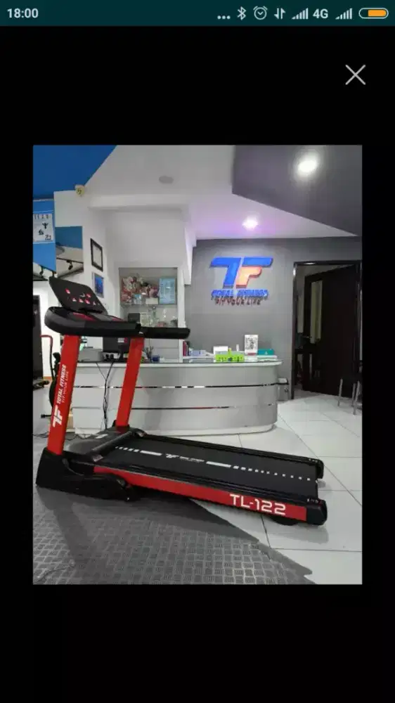 Alat fitnes treadmill elektrik TL  122