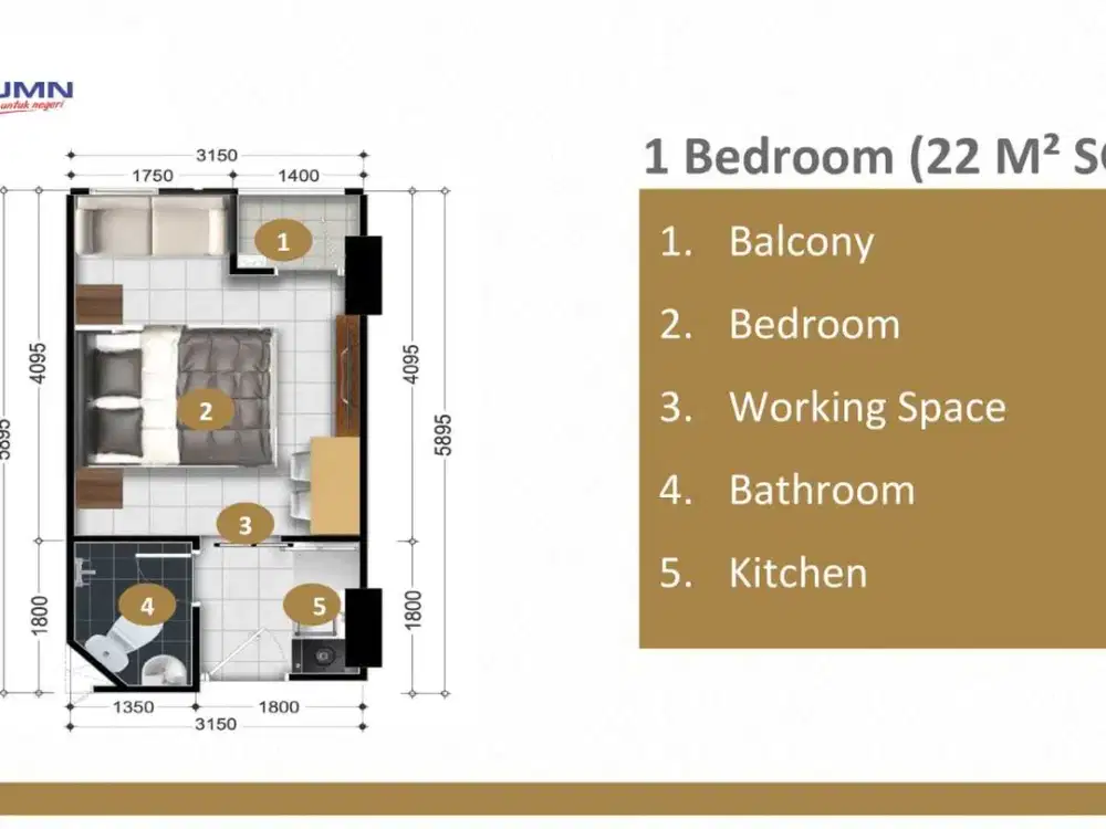 SEWA APARTEMEN SEMARANG HARGA KOMPETITIF HARIAN MINGGUAN BULANAN
