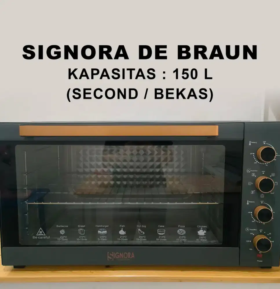 Oven Signora De Braun 150 Liter