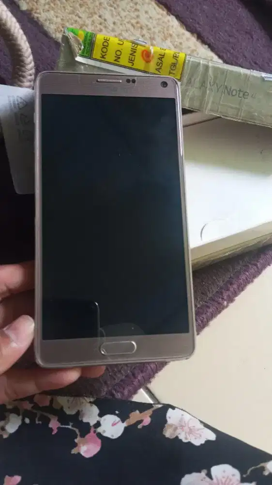 Jual HP lelang Kantor/inventaris kantor NEW yaa Samsung Note4