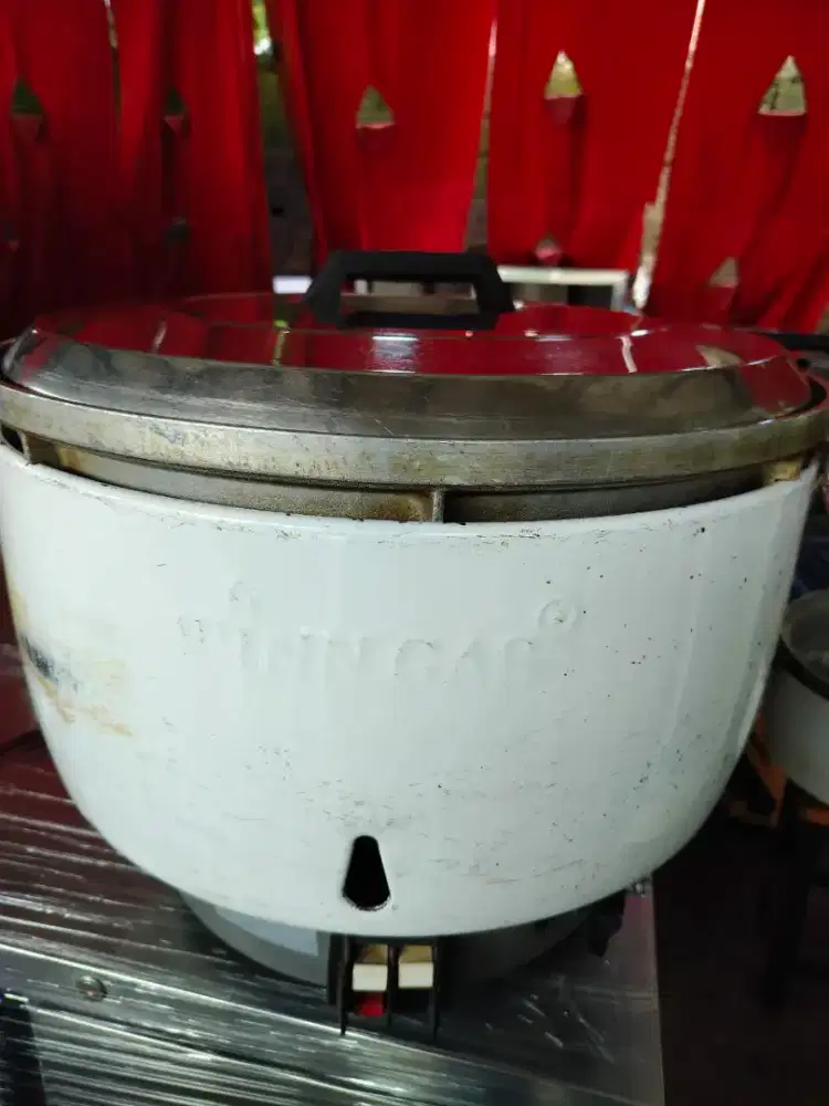 Rice cooker gas 
Merk winn gas
Kapasitas 16 liter

Harga 2 jt
