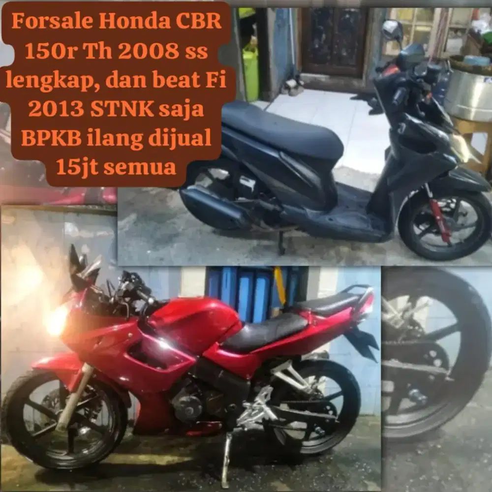 Jual Honda cbr beat