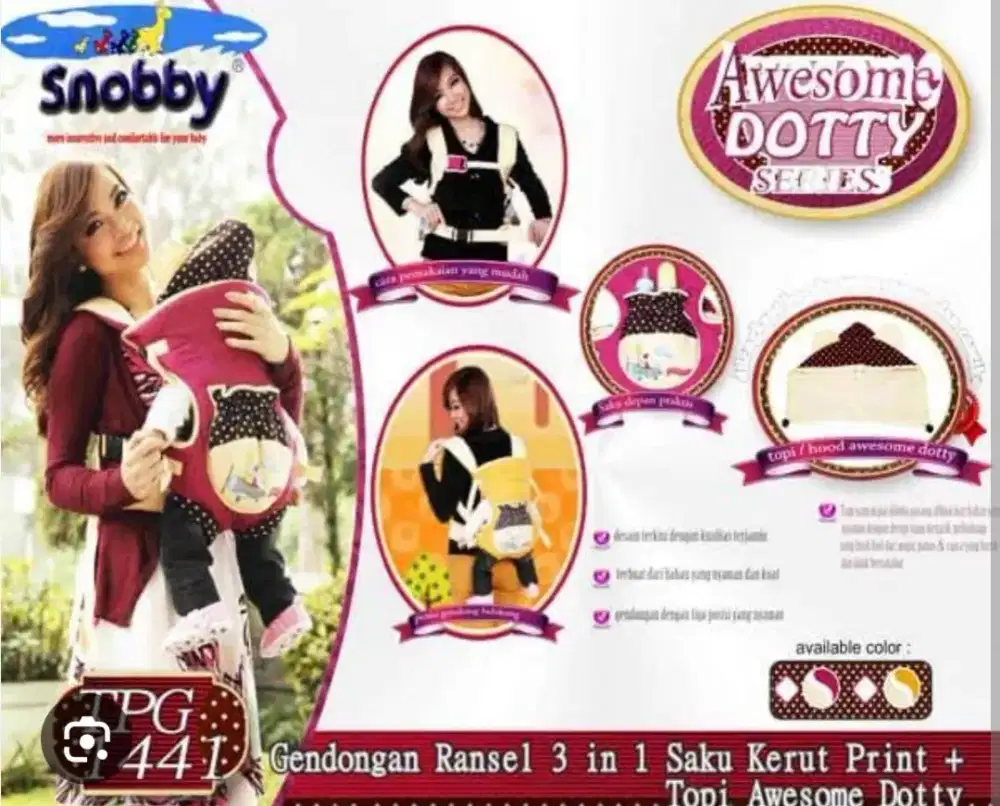 gendongan bayi snobby