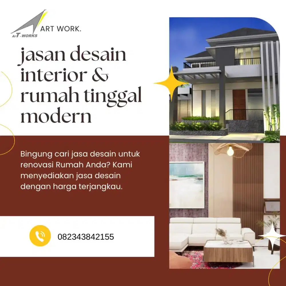 Jasa desain interior & Rumah tinggal