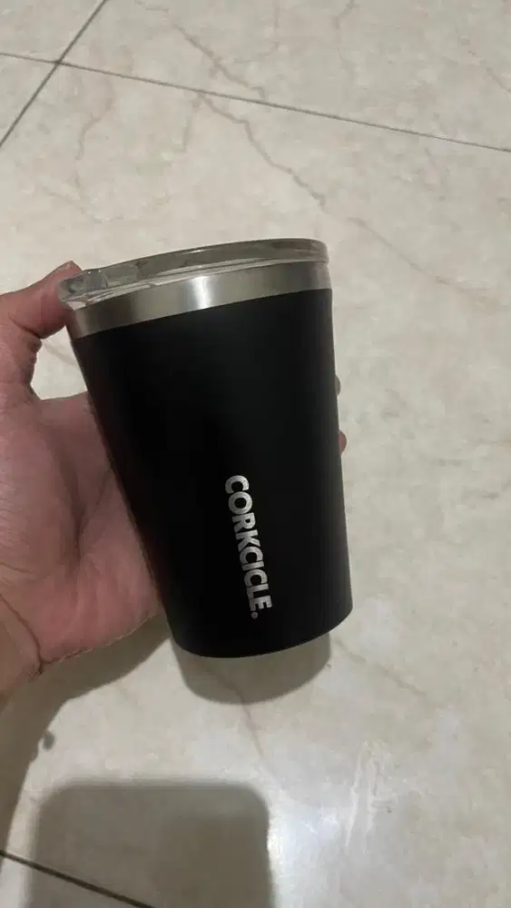 Tumbler Corkcicle ori Black 12oz hitam