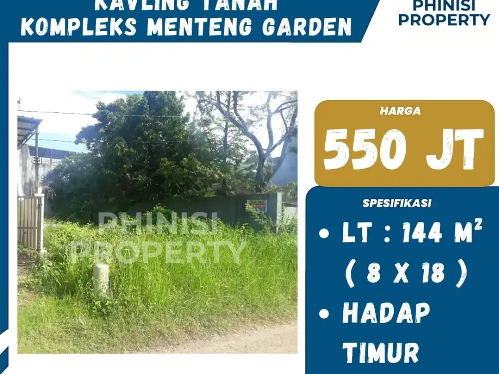 Dijual Tanah Kavling Taman Khayangan Tanjung Bunga