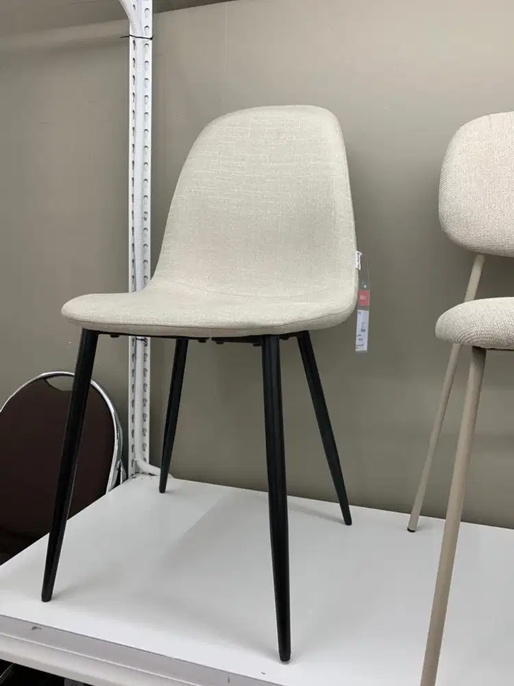 MELVIN DINING CHAIR CREAM