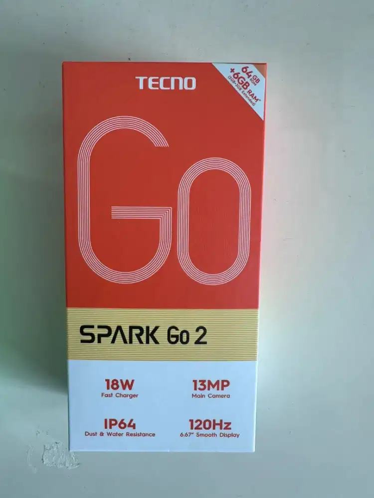 Techno Spark Go 2 64GB +6GB ram (share ram)