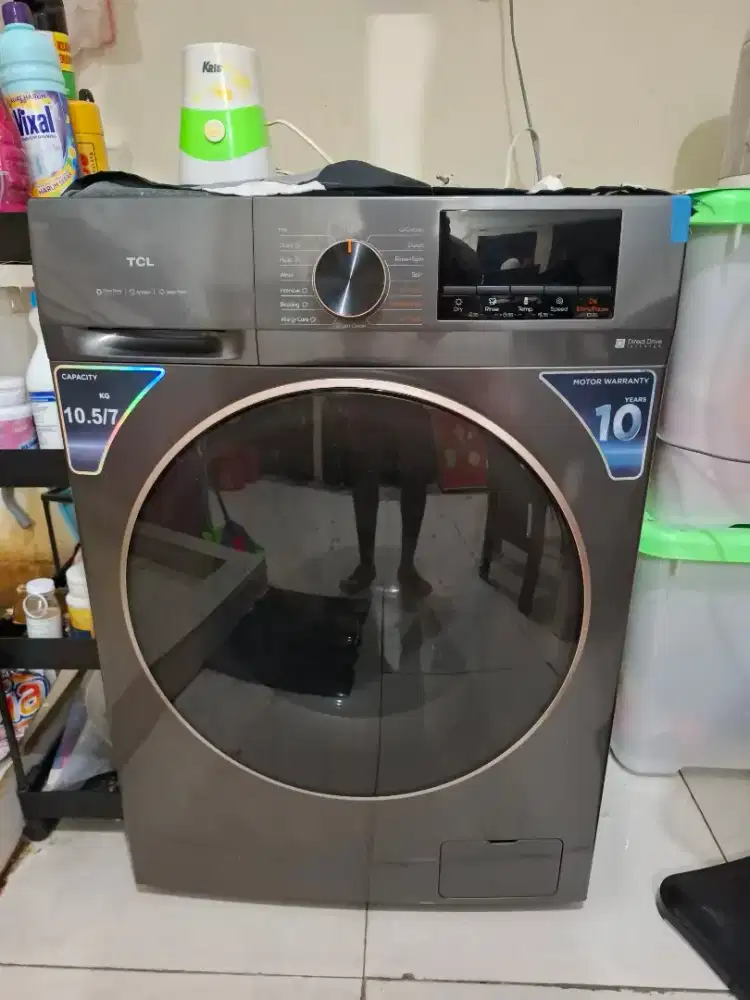 MESIN CUCI TCL FRONT LOADING BUKAAN DEPAN